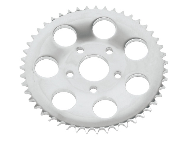 Eastern Motorcycle Parts 51 Tooth Rear Chain Sprocket with 13mm Offset – Chrome. Fits FXR 1980-1985.