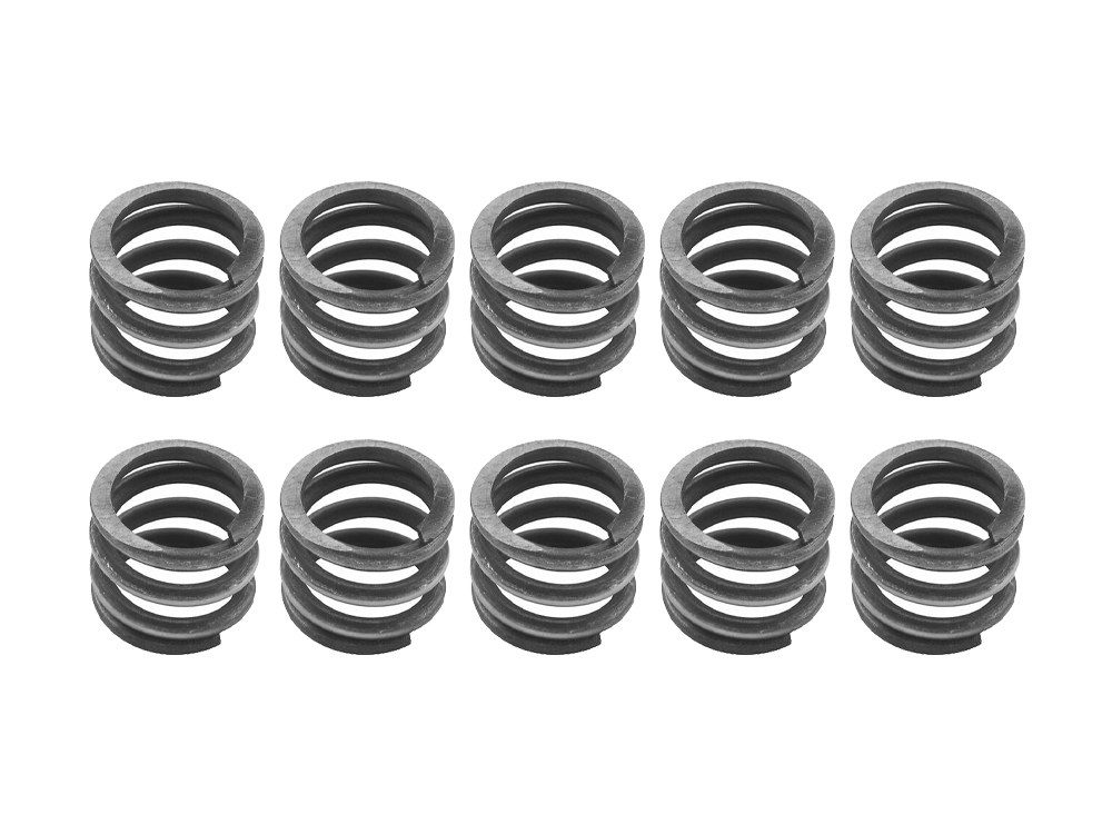 Eastern Motorcycle Parts Damper Tube Spring – Pack 10. Fits FL Softail 1986-2017, FX Softail 2000-2015 & Dyna Wide Glide 2000-2005.