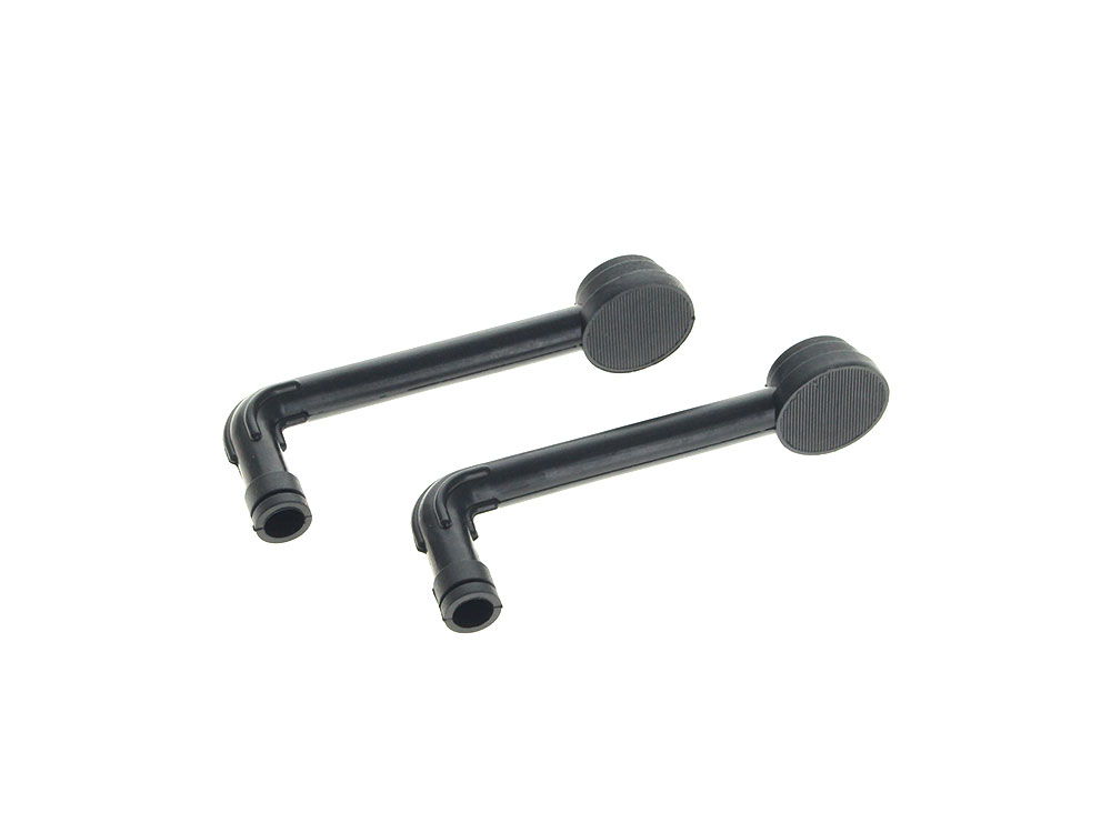 Eastern Motorcycle Parts Stock Style Air Cleaner Breather Hoses. Fits Evolution Big Twin 1993-1999 & Sportster 1995-2003.