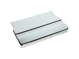 Eastern Motorcycle Parts Battery Top Cover – Chrome. Fits FLH 1965-1984. Eastern Motorcycle Parts Battery Top Cover – Chrome. Fits FLH 1965-1984.