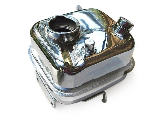 Eastern Motorcycle Parts Oil Tank – Chrome. With Provision for Drop In Filter. Fits 4Spd Big Twin 1965-1982.