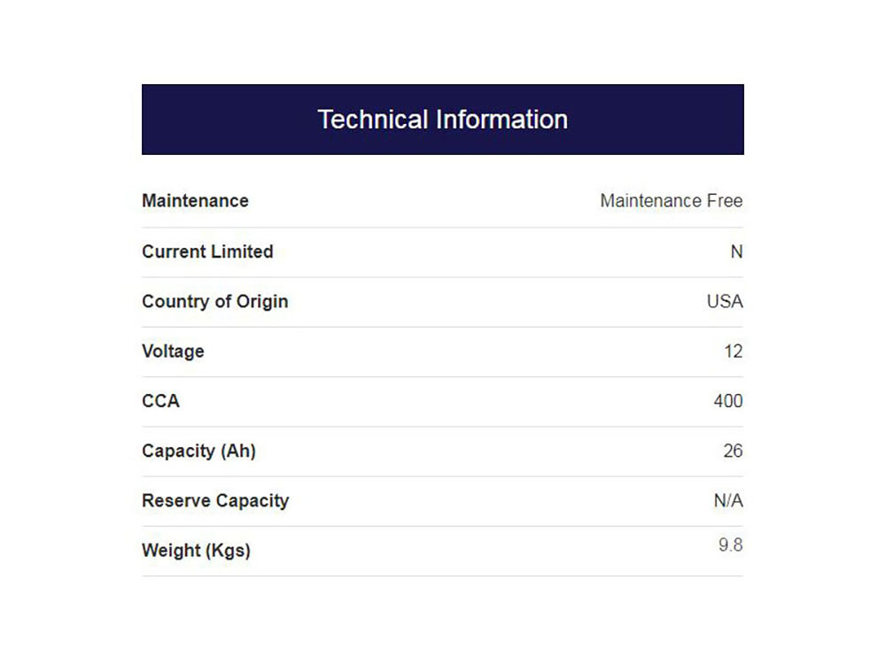 Battery; Prem AGM FLH%2797up