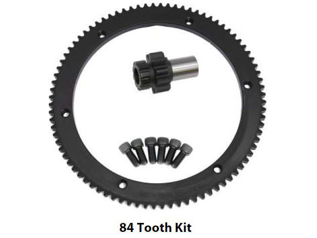 Evolution Industries 84 Tooth Starter Ring Gear Kit. Fits Dyna 1998-2005, Softail 1998-2006 & Touring 1998-2006