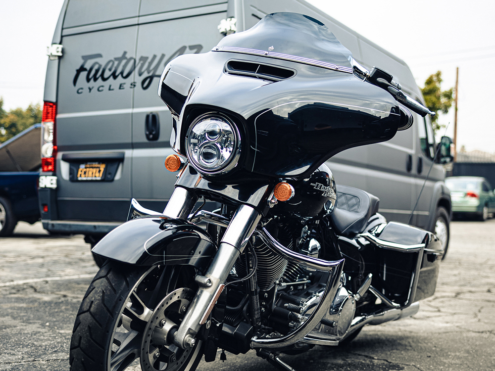 FACTORY 47 HANDLEBARS Anarchy Rear Crashbars – Chrome. Fits Touring 1997-2023.
