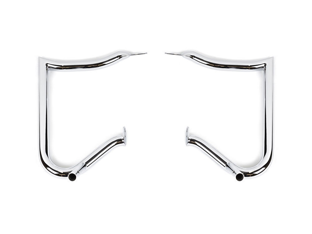 FACTORY 47 HANDLEBARS Anarchy Rear Crashbars – Chrome. Fits Touring 1997-2023.