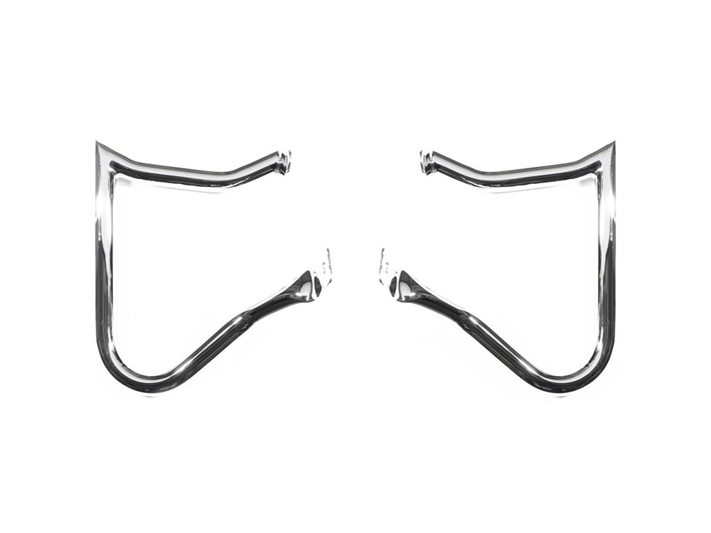 FACTORY 47 HANDLEBARS Anarchy Rear Crashbars – Chrome. Fits Softail 2001-2017.