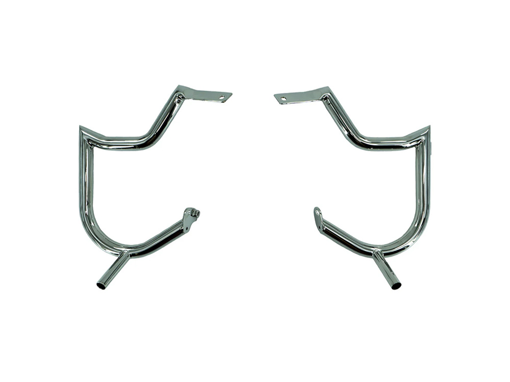FACTORY 47 HANDLEBARS Venom Rear Crashbars – Chrome. Fits Touring 1997-2023