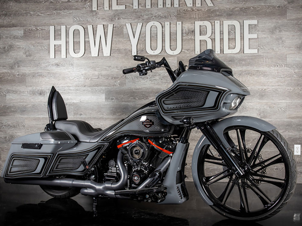 FACTORY 47 HANDLEBARS Diablo Sissy Bar Backrest – Gloss Black. Fits Touring 2009up.