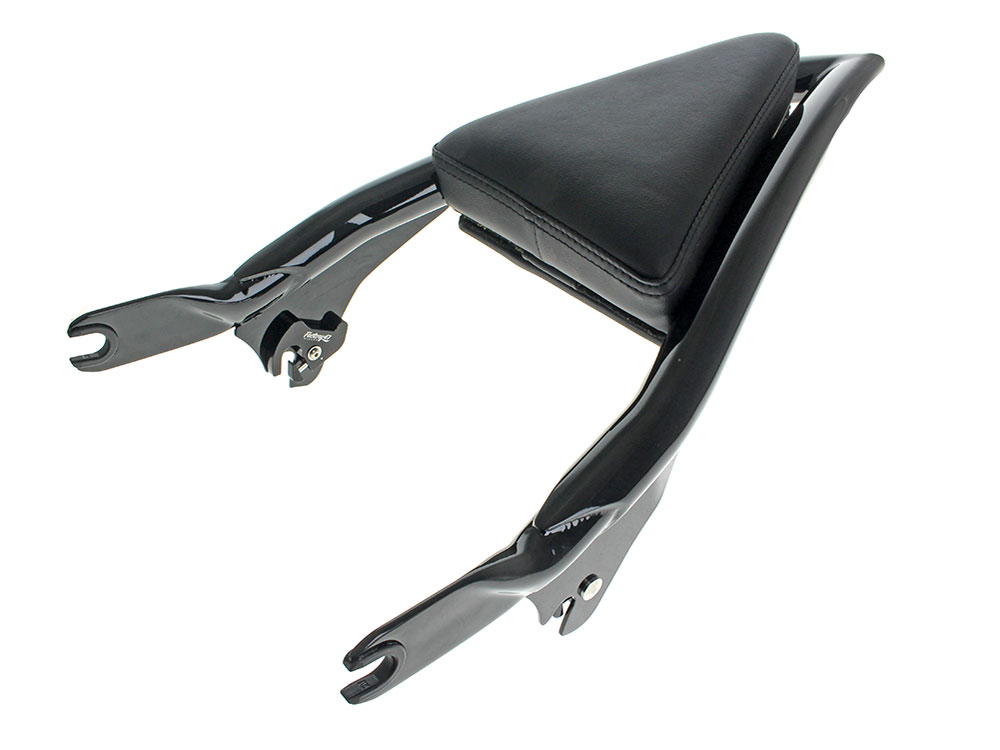 FACTORY 47 HANDLEBARS Apex Sissy Bar Backrest – Gloss Black. Fits Touring 2009up.
