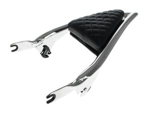 FACTORY 47 HANDLEBARS Diamond Stitch Apex Sissy Bar Backrest – Chrome. Fits Touring 2009up. FACTORY 47 HANDLEBARS Diamond Stitch Apex Sissy Bar Backrest – Chrome. Fits Touring 2009up.
