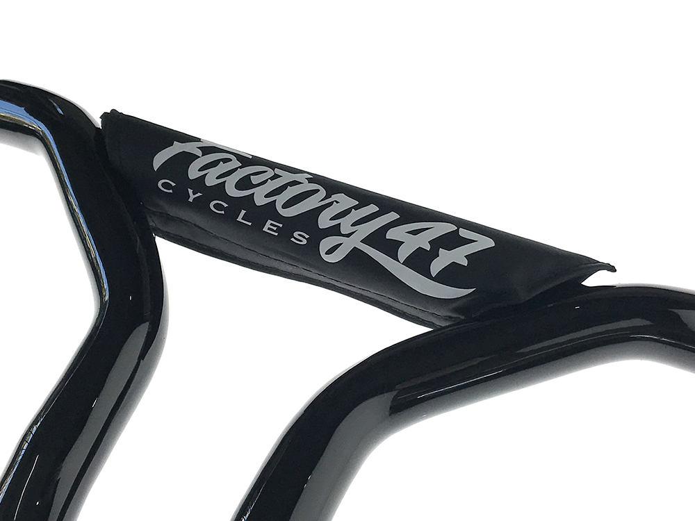 FACTORY 47 HANDLEBARS 14in. x 1-1/4in. MX47 Pullback T-Bar Handlebar – Gloss Black.