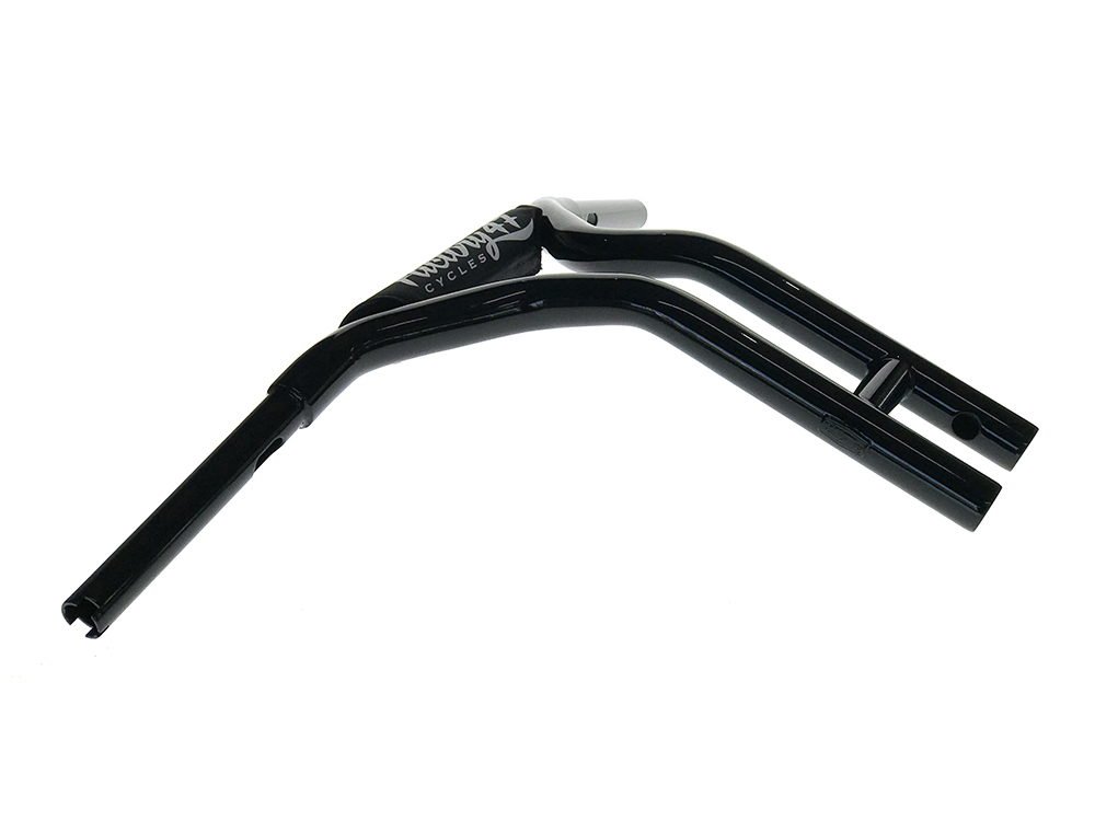 FACTORY 47 HANDLEBARS 14in. x 1-1/4in. MX47 Pullback T-Bar Handlebar – Gloss Black.