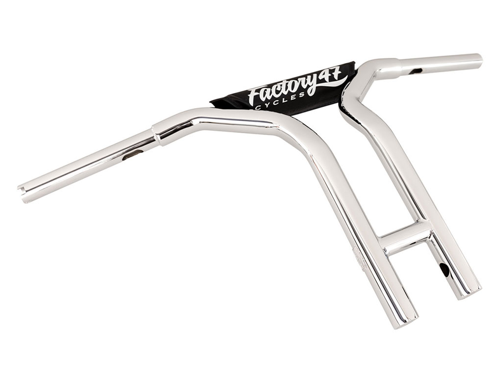 FACTORY 47 HANDLEBARS 14in. x 1-1/4in. MX47 Pullback T-Bar Handlebar – Chrome.