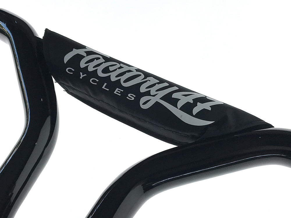 FACTORY 47 HANDLEBARS 12in. x 1-1/4in. MX47 Pullback T-Bar Handlebar – Gloss Black.