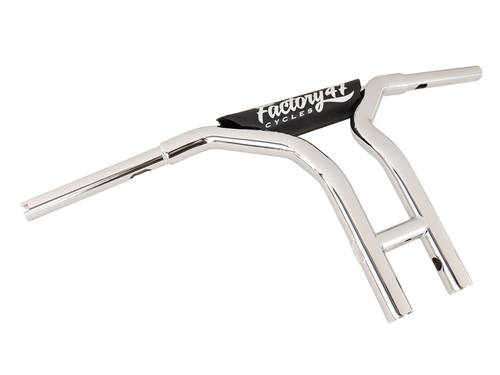 FACTORY 47 HANDLEBARS 12in. x 1-1/4in. MX47 Pullback T-Bar Handlebar – Chrome.