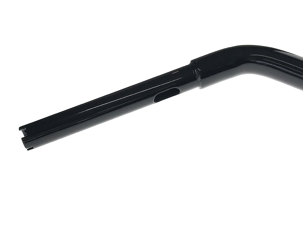 FACTORY 47 HANDLEBARS 14in. x 1-1/4in. Cali Straight T-Bar Handlebar – Gloss Black.