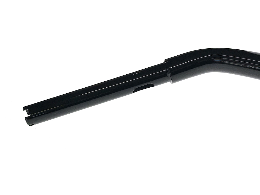 FACTORY 47 HANDLEBARS 12in. x 1-1/4in. Cali Pullback T-Bar Handlebar – Gloss Black.
