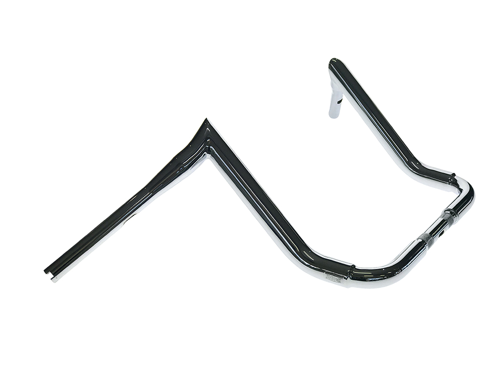 FACTORY 47 HANDLEBARS 14in. x 1-1/2in. Assault Handlebar – Chrome. Fits Ultra Models 1996-2024 and Street Glide 1996-2023
