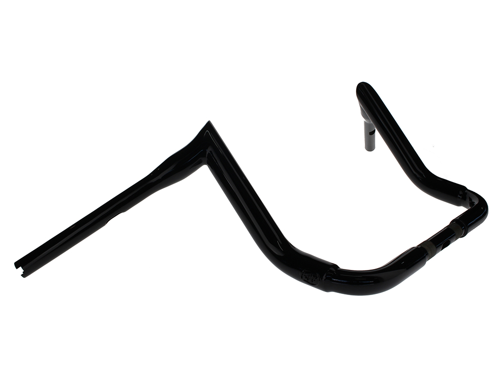 FACTORY 47 HANDLEBARS 12in. x 1-1/2in. Assault Handlebar – Gloss Black. Fits Ultra Models 1996-2024 and Street Glide 1996-2023