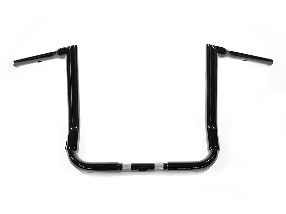 FACTORY 47 HANDLEBARS 14in. x 1-1/2in. STS Miter Handlebar – Gloss Black. Fits Ultra Models 1996-2024 and Street Glide 1996-2023