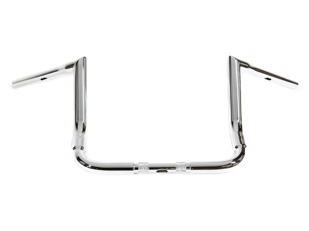FACTORY 47 HANDLEBARS 12in. x 1-1/2in. STS Miter Handlebar – Chrome. Fits Ultra Models 1996-2024 and Street Glide 1996-2023