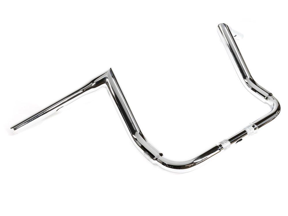 FACTORY 47 HANDLEBARS 12in. x 1-1/2in. STS Miter Handlebar – Chrome. Fits Ultra Models 1996-2024 and Street Glide 1996-2023
