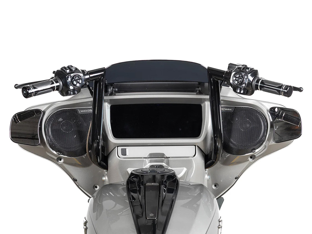 FACTORY 47 HANDLEBARS 14in. x 1-1/2in. Delta Series Handlebar – Gloss Black. Fits CVO Street Glide 2023up & Street Glide 2024up