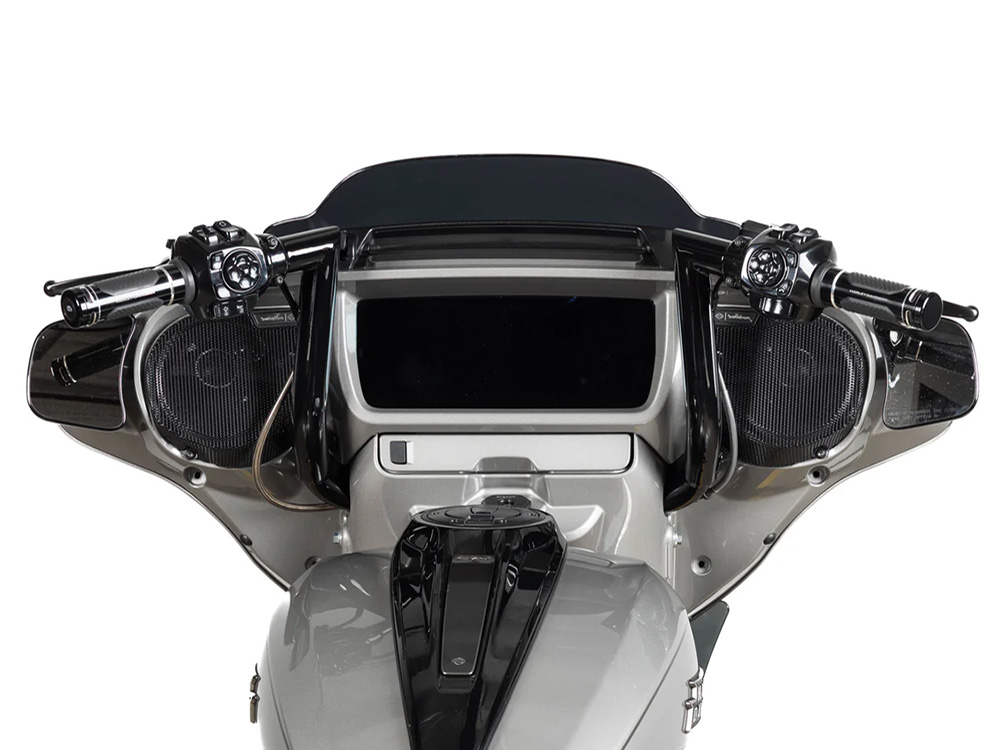 FACTORY 47 HANDLEBARS 12in. x 1-1/2in. Delta Series Handlebar – Gloss Black. Fits CVO Street Glide 2023up & Street Glide 2024up