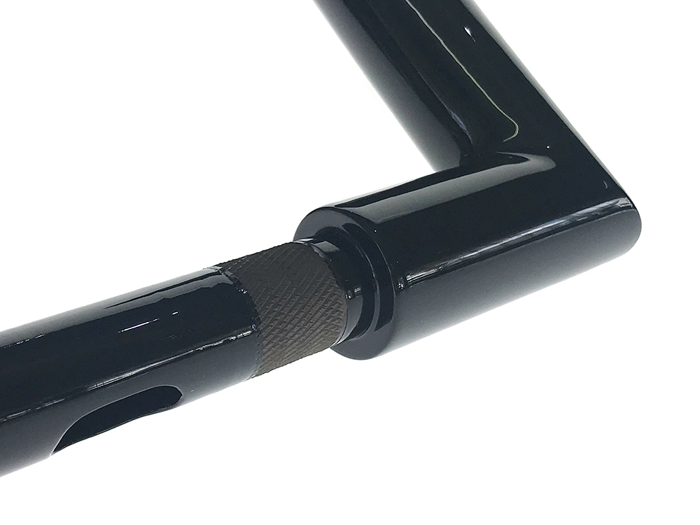 FACTORY 47 HANDLEBARS 12in. x 1-1/2in. Classic 47 Malo Handlebar – Gloss Black.