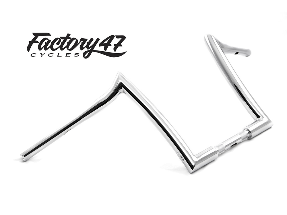 FACTORY 47 HANDLEBARS 12in. x 1-1/2in. Classic 47 Malo Handlebar – Chrome.