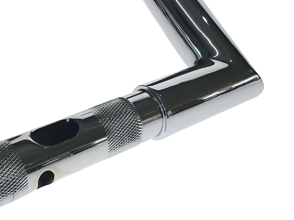 FACTORY 47 HANDLEBARS 14in. x 1-1/2in. Signature Handlebar – Chrome. Fits Road Glide 2015-2023