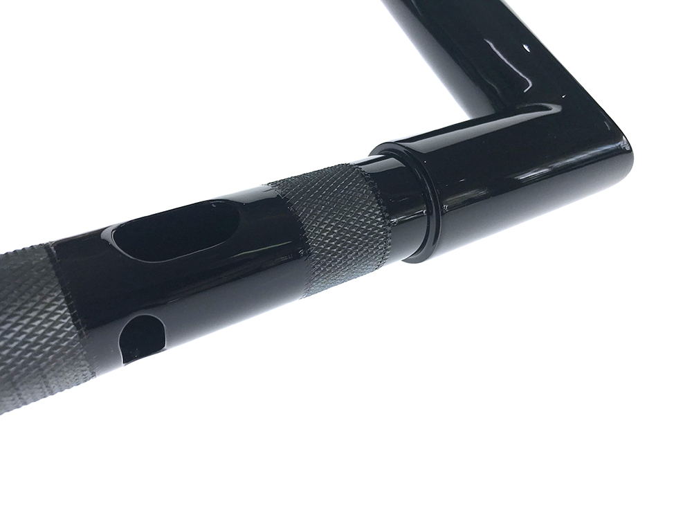 FACTORY 47 HANDLEBARS 16in. x 1-1/2in. Signature Handlebar – Gloss Black. Fits Road Glide 2015-2023