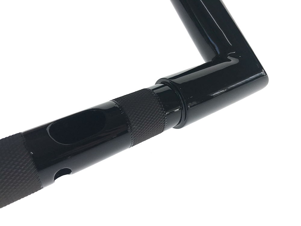 FACTORY 47 HANDLEBARS 10in. x 1-1/2in. Signature Handlebar – Gloss Black. Fits Road Glide 2015-2023