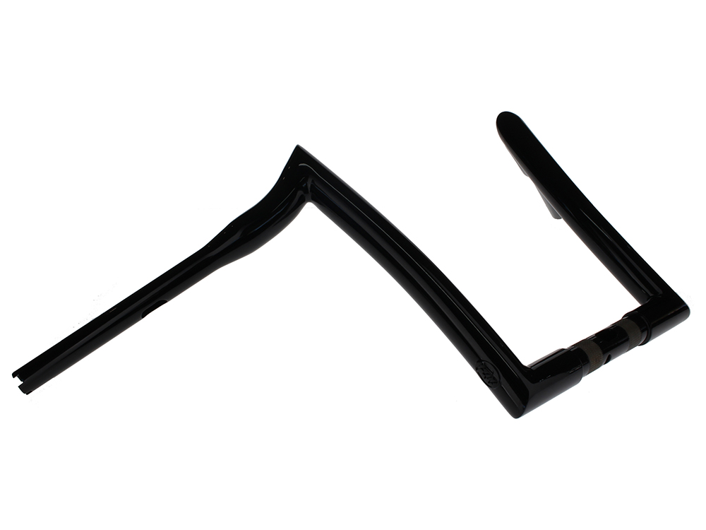 FACTORY 47 HANDLEBARS 12in. x 1-1/2in. Signature Handlebar – Gloss Black. Fits Road Glide 2015-2023