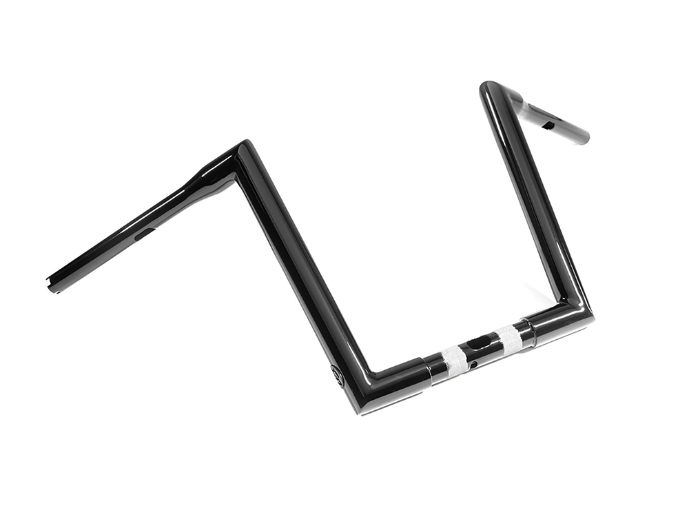 FACTORY 47 HANDLEBARS 12in. x 1-1/2in. STR Miter Handlebar – Gloss Black. Fits Road Glide 2015-2023
