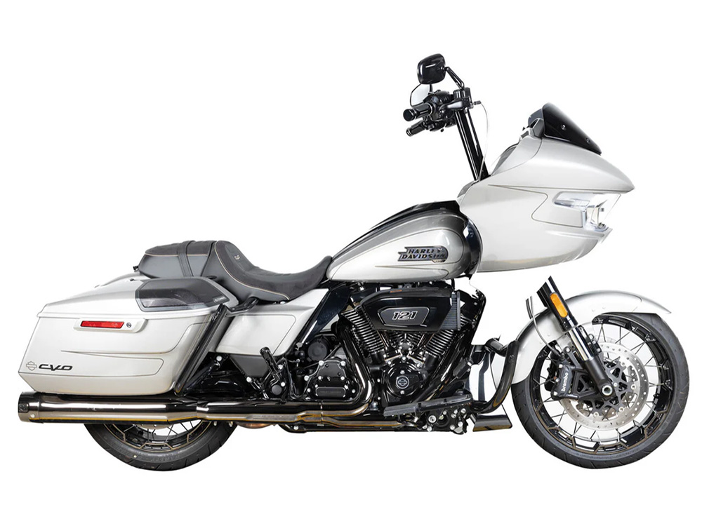 FACTORY 47 HANDLEBARS 12in. x 1-1/2in. Throttle Series Handlebar – Gloss Black. Fits CVO Road Glide 2023up & Road Glide 2024up