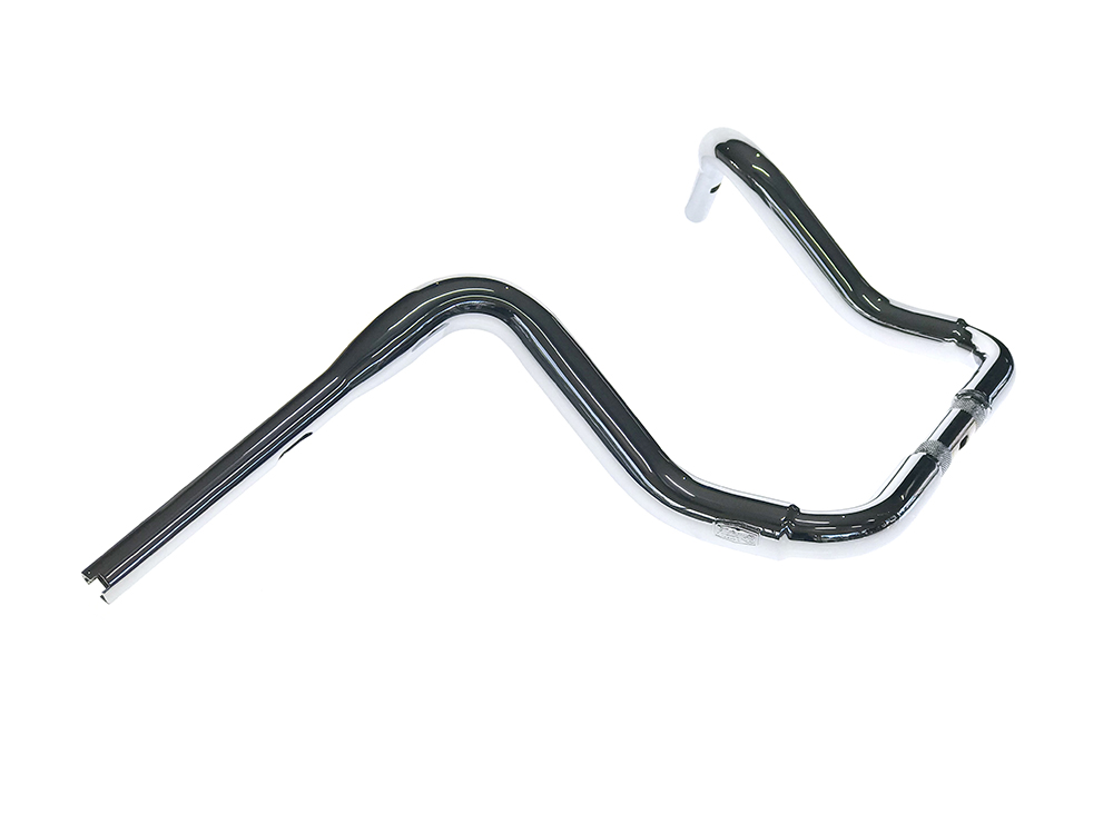 FACTORY 47 HANDLEBARS 12in. x 1-1/2in. GT Pico Handlebar – Chrome. Fits Ultra Models 1996-2024 and Street Glide 1996-2023