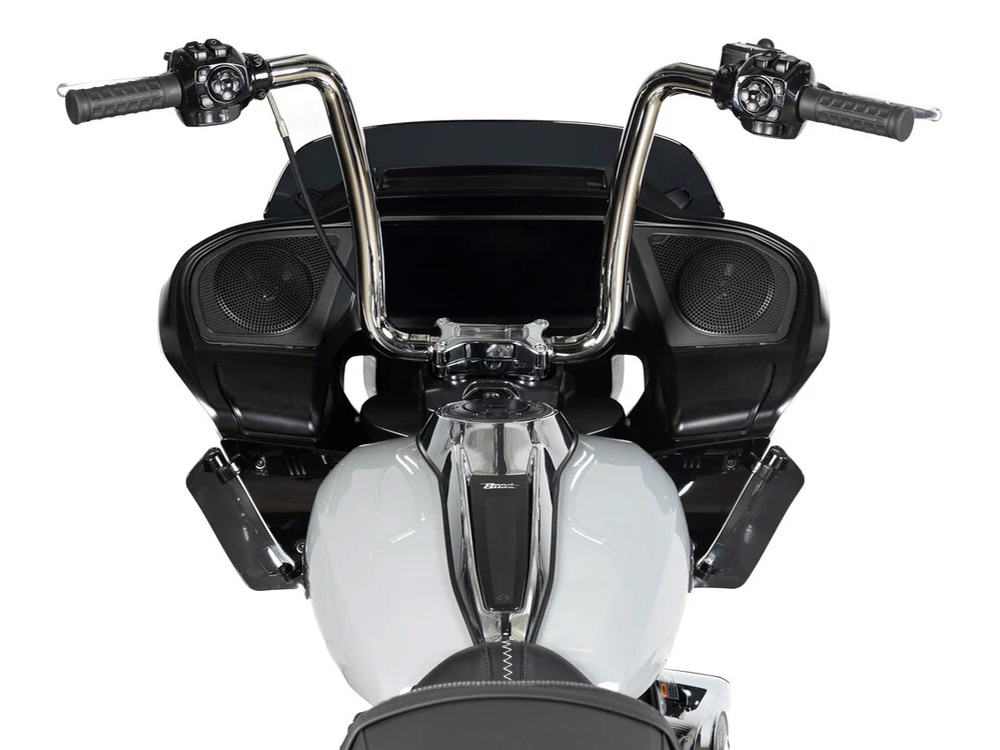 FACTORY 47 HANDLEBARS 14in. x 1-1/2in. Drifter Series Handlebar – Chrome. Fits CVO Road Glide 2023up & Road Glide 2024up