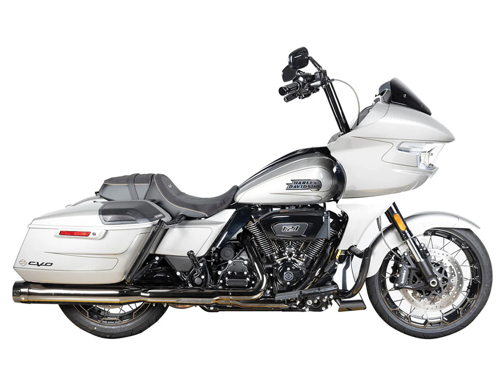 FACTORY 47 HANDLEBARS 12in. x 1-1/2in. Drifter Series Handlebar – Gloss Black. Fits CVO Road Glide 2023up & Road Glide 2024up