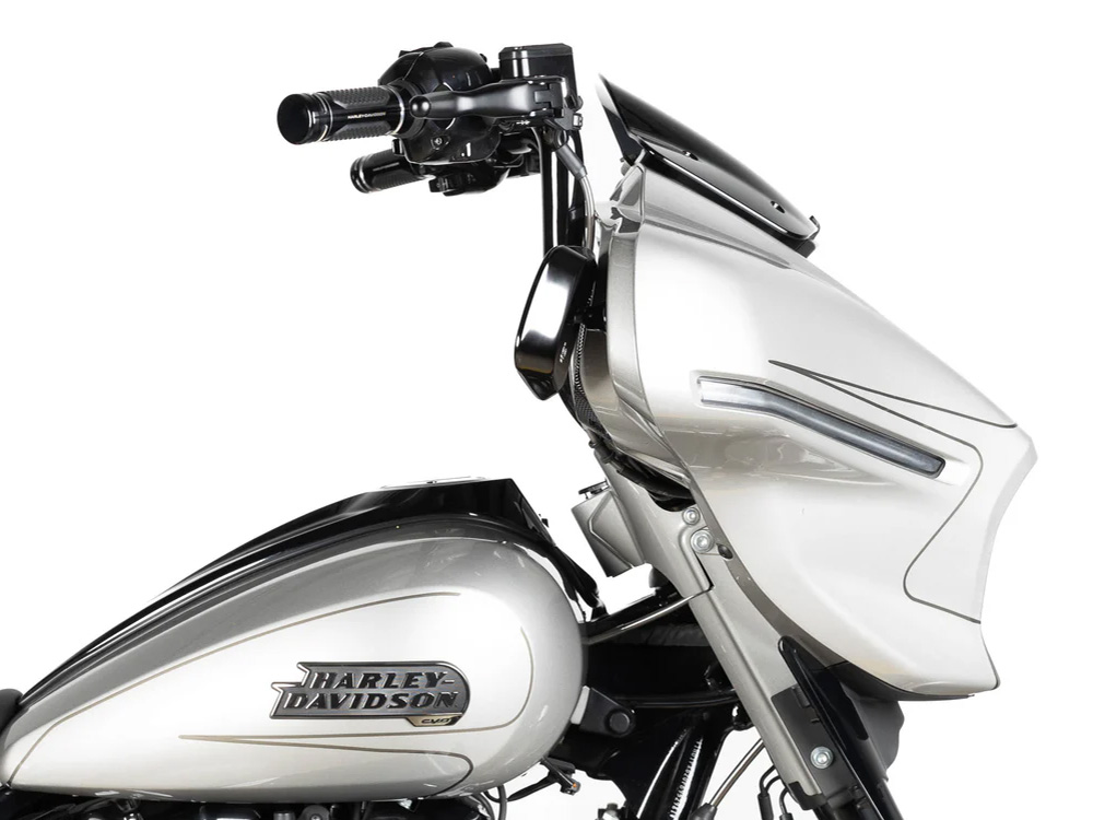 FACTORY 47 HANDLEBARS 14in. x 1-1/2in. Eagle Series Handlebar – Gloss Black. Fits CVO Street Glide 2023up & Street Glide 2024up