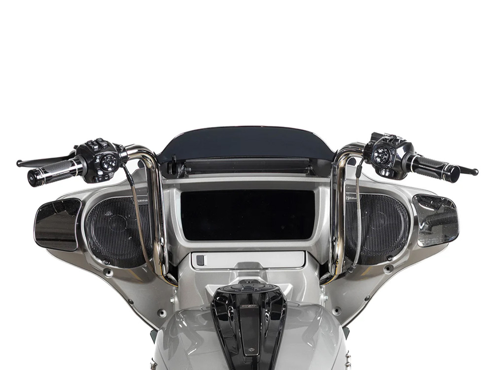 FACTORY 47 HANDLEBARS 14in. x 1-1/2in. Eagle Series Handlebar – Chrome. Fits CVO Street Glide 2023up & Street Glide 2024up