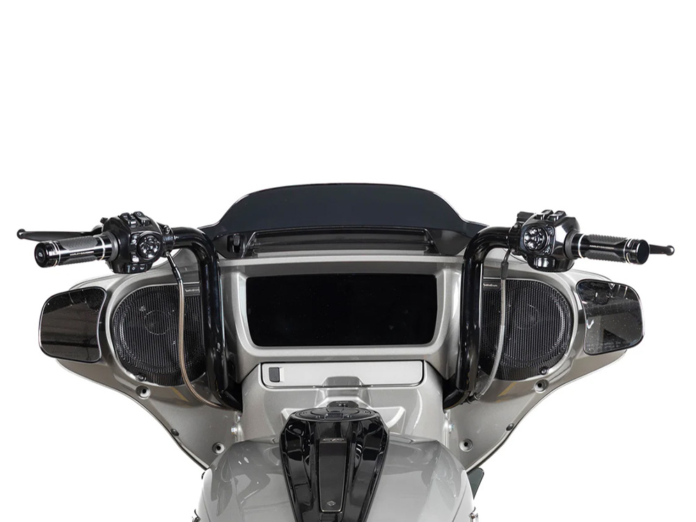 FACTORY 47 HANDLEBARS 12in. x 1-1/2in. Eagle Series Handlebar – Gloss Black. Fits CVO Street Glide 2023up & Street Glide 2024up