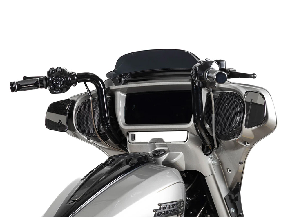 FACTORY 47 HANDLEBARS 12in. x 1-1/2in. Eagle Series Handlebar – Gloss Black. Fits CVO Street Glide 2023up & Street Glide 2024up