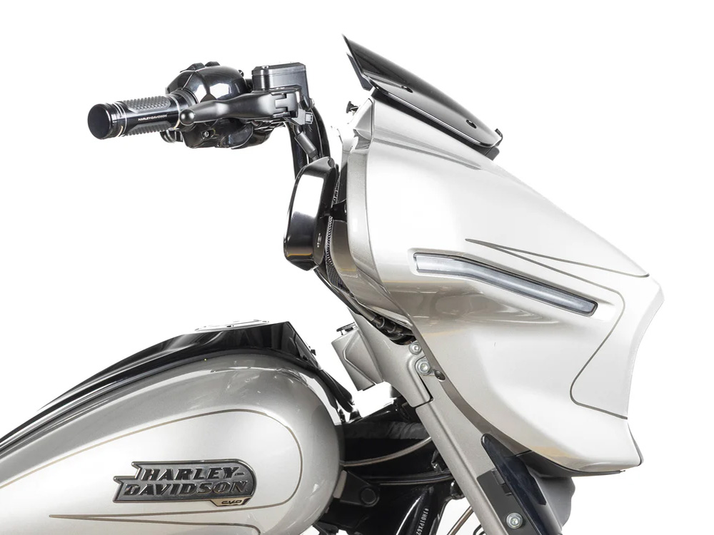 FACTORY 47 HANDLEBARS 12in. x 1-1/2in. Eagle Series Handlebar – Gloss Black. Fits CVO Street Glide 2023up & Street Glide 2024up