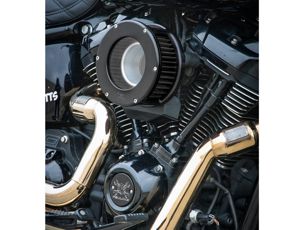 Feuling BA Air Cleaner Kit – Black with Clear Cover. Fits Touring 2017-2024 & Softail 2018-2024