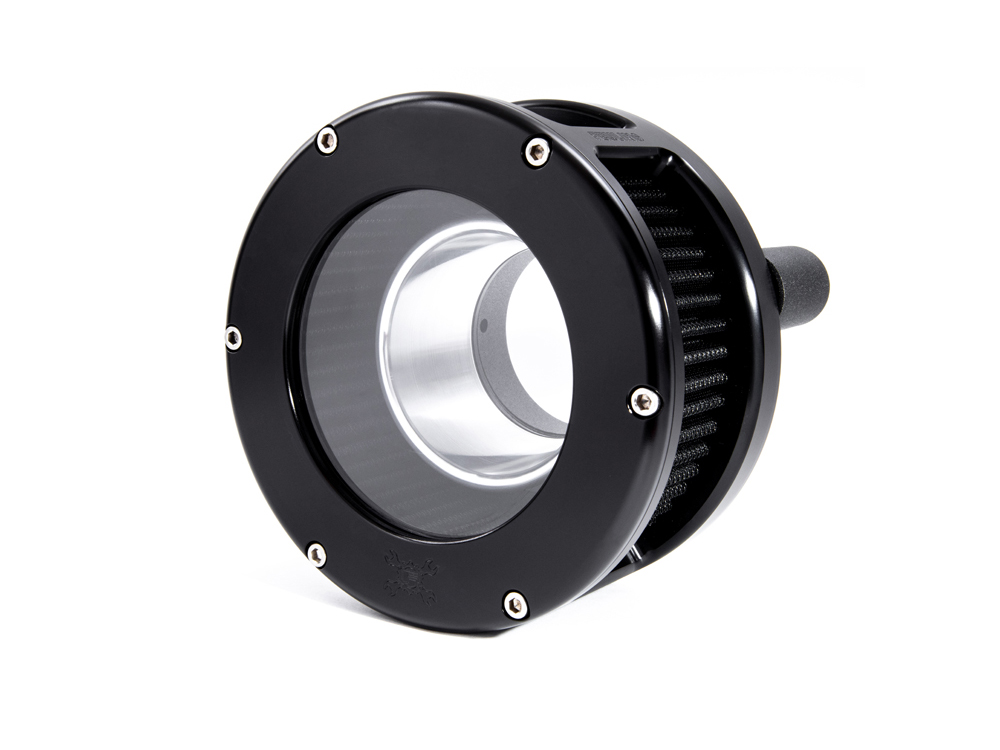 Feuling BA Air Cleaner Kit – Black with Clear Cover. Fits Touring 2017-2024 & Softail 2018-2024