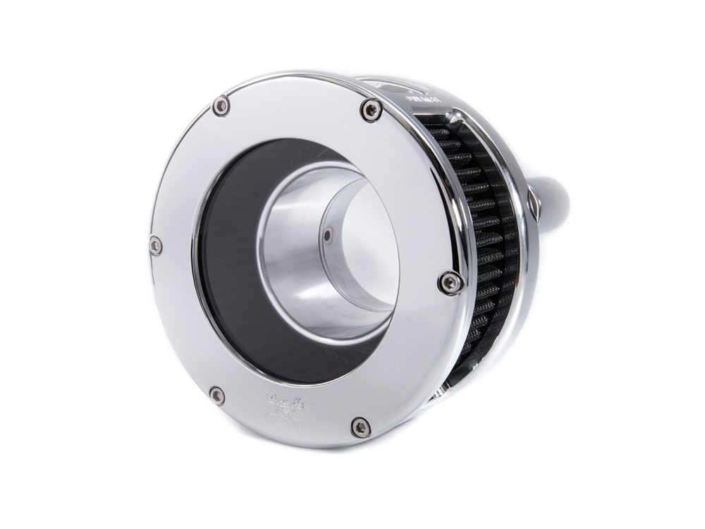 Feuling BA Air Cleaner Kit – Chrome with Clear Cover. Fits Touring 2017-2024 & Softail 2018-2024