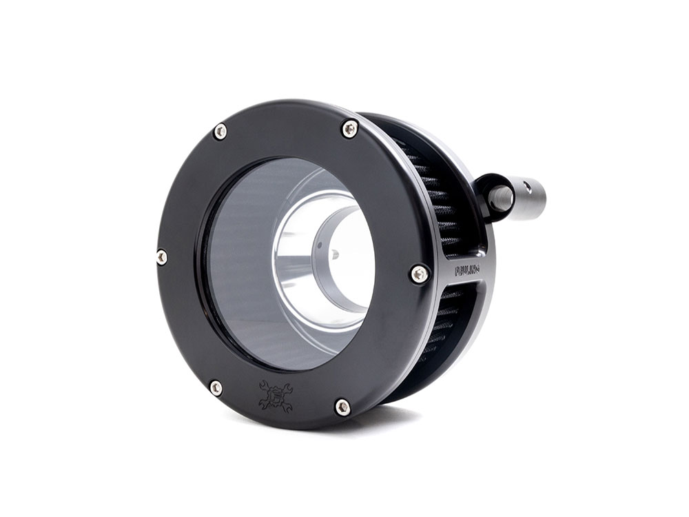 Feuling BA Air Cleaner Kit – Black with Clear Cover. Fits Touring 2008-2016, Softail 2016-2017, CVO Softail 2011-2017 & Dyna Low Rider S 2016-2017 with Throttle-by-Wire