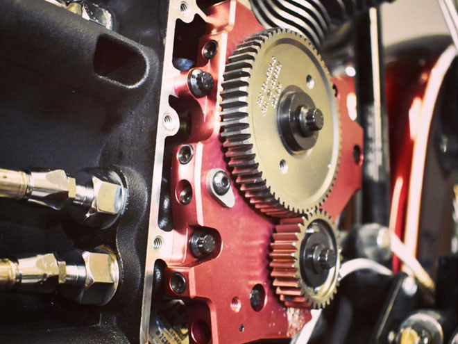 Block Off Plate; Gear Drive cams