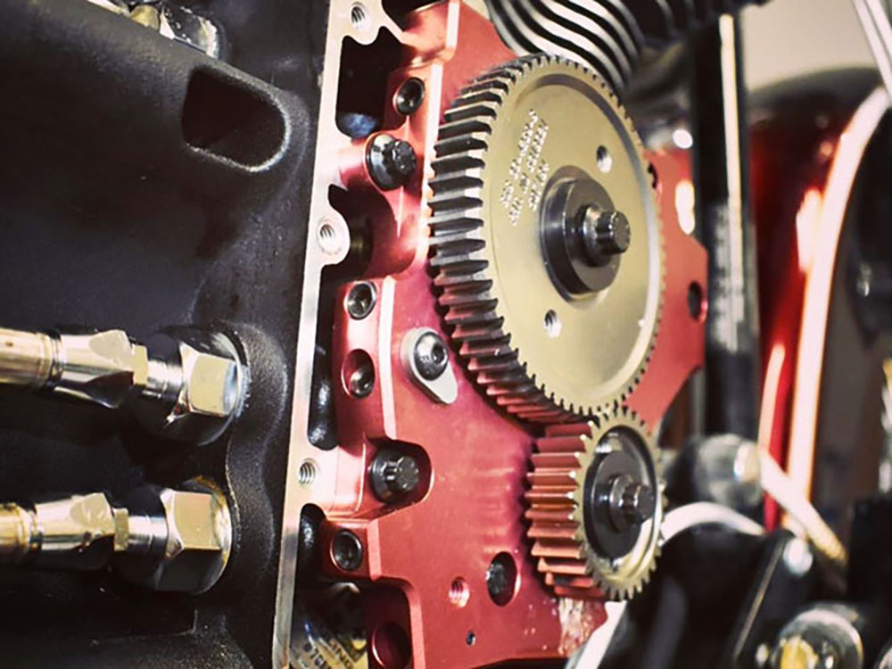 Feuling Block Off Plate. For use with FE-8015, FE-8033 & FE-8037 if using Gear Drive Cams.